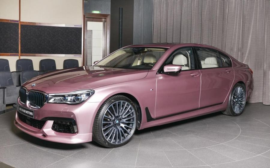 BMW 750Li xDrive Individual in Rose Quartz by Abu Dhabi Motors '2018